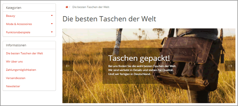 Landingpage Powerslide Blog