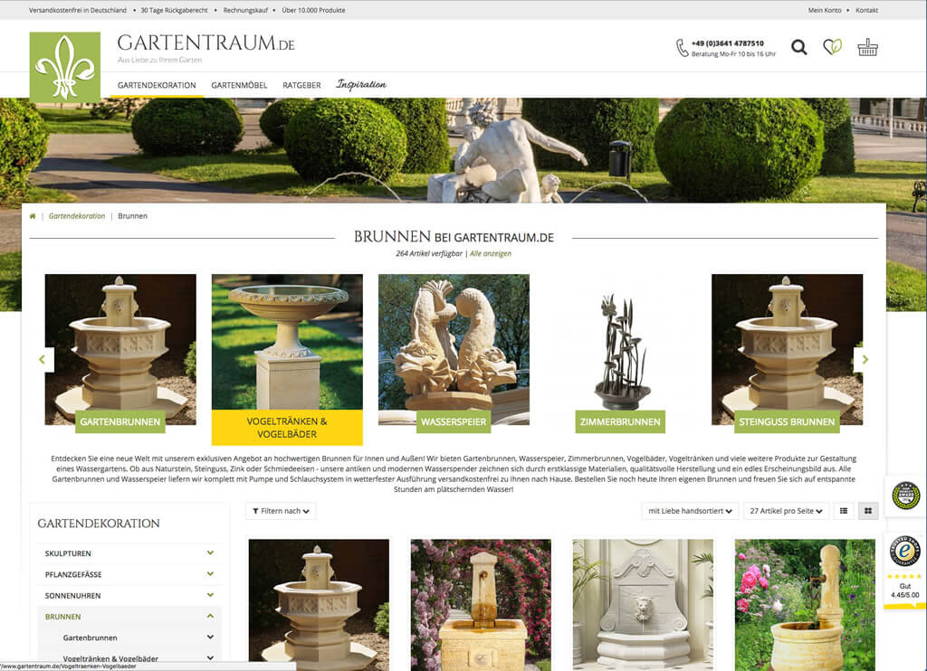 Shop-Kategorie Gartentraum