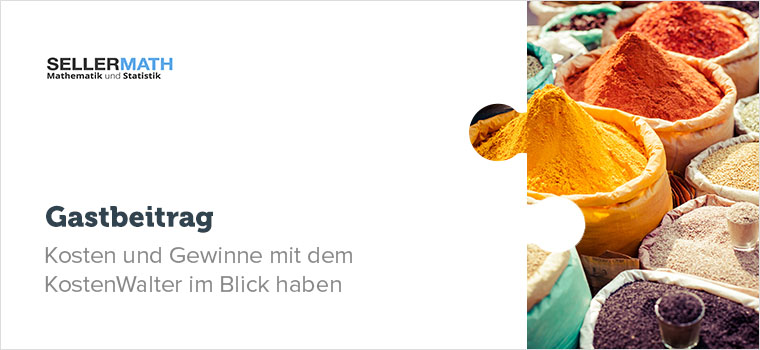 Der KostenWalter ermöglicht Analyse und Optimierung der Kosten im Onlinehandel