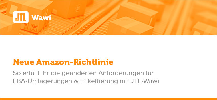 Richtlinie für FBA-Umlagerungen zu Amazon ab Oktober 2018
