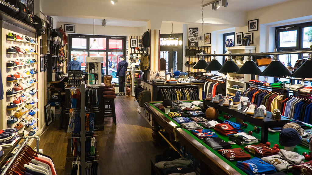 Verkaufsatmosphäre Store Hamburg
