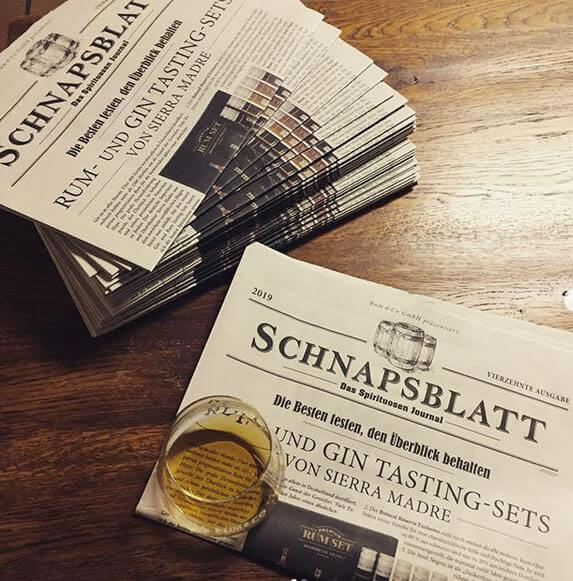 Schnappsblatt Printmagazin für Kunden von Rum & Co