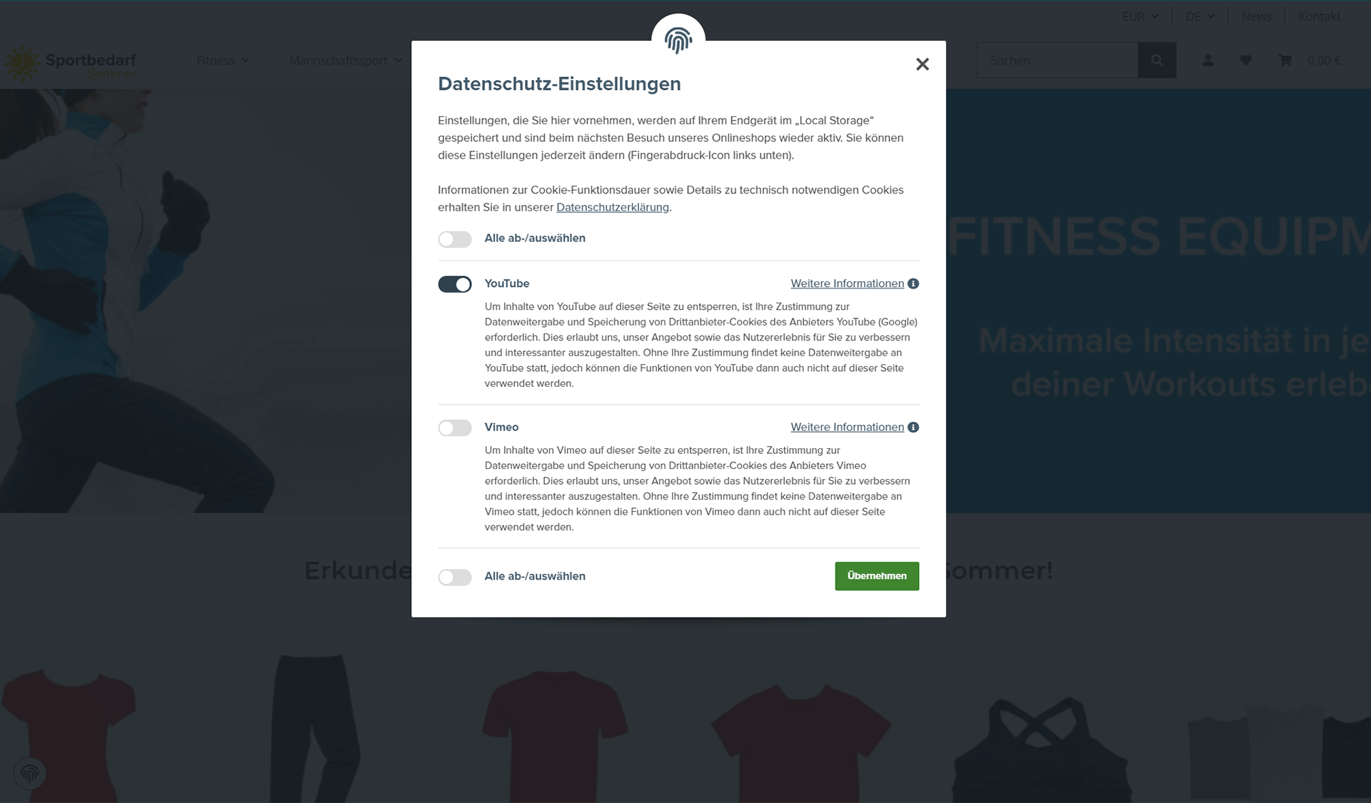 Consent Manager JTL-Shop 5