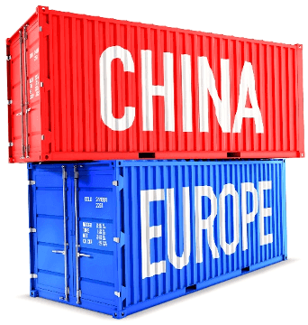 Europa China Frachtcontainer