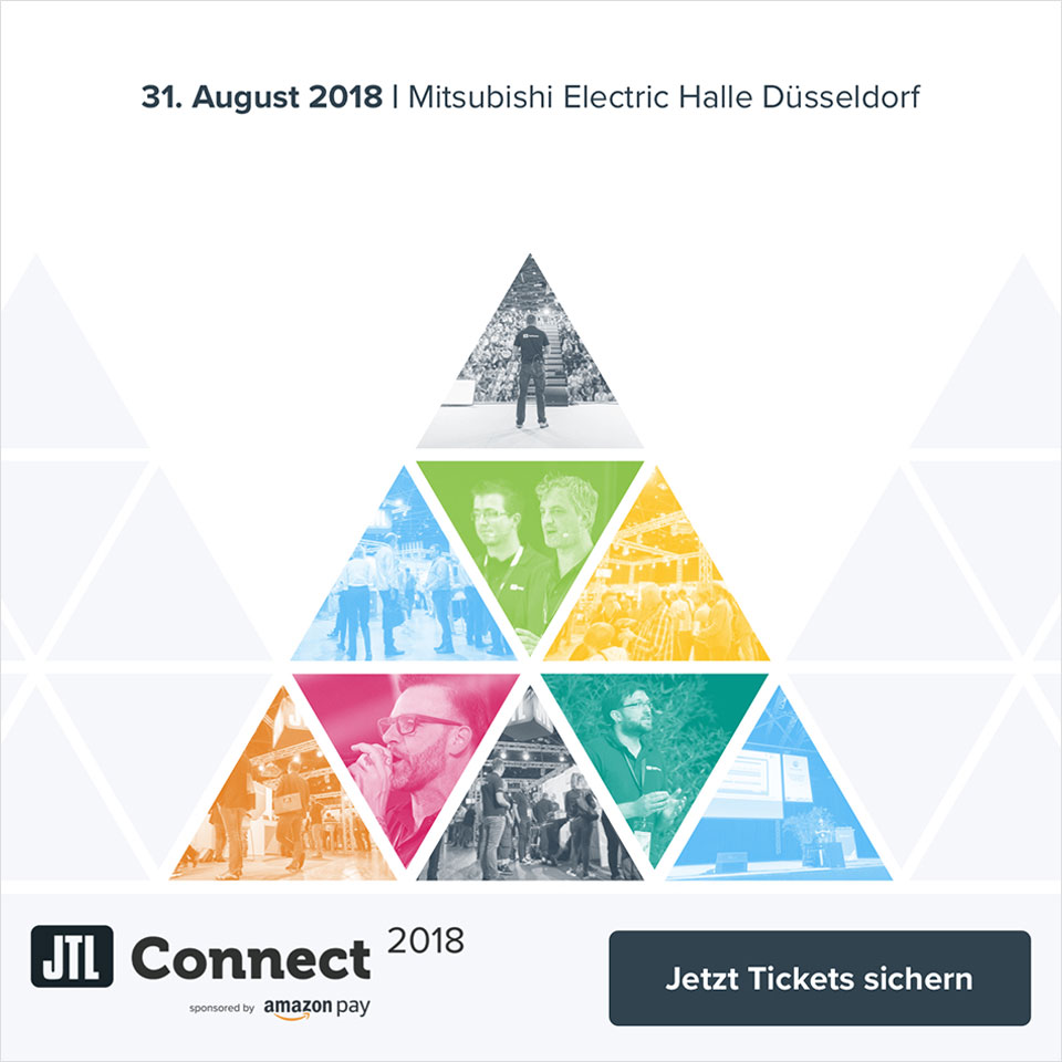 JTL-Mitarbeiter Max hat Design für Ankündigung der JTL-Connect 2018 entworfen