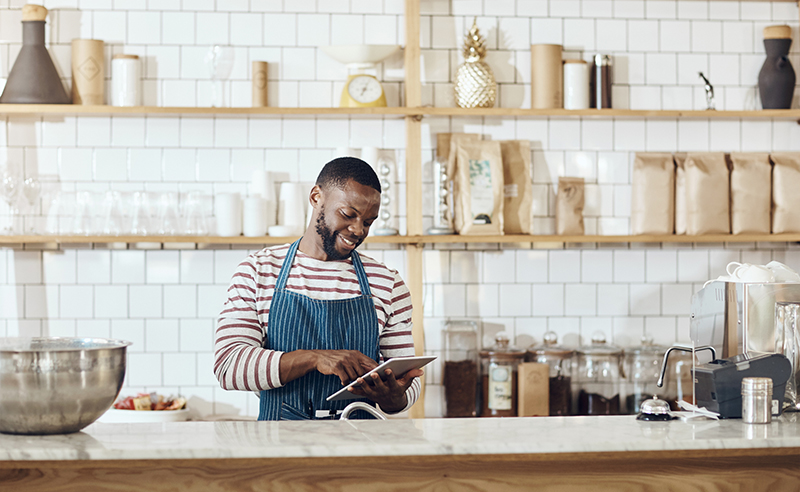 Kaffee-Verkäufer managt seine Zahlungen mit PayPal Checkout.