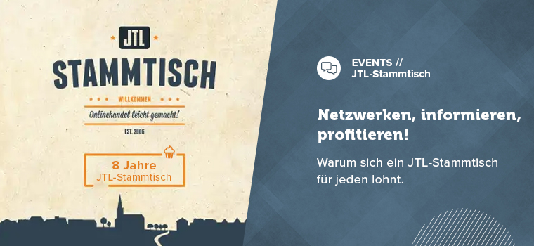 Der JTL-Stammtisch wird acht! Netzwerken für Jedermann