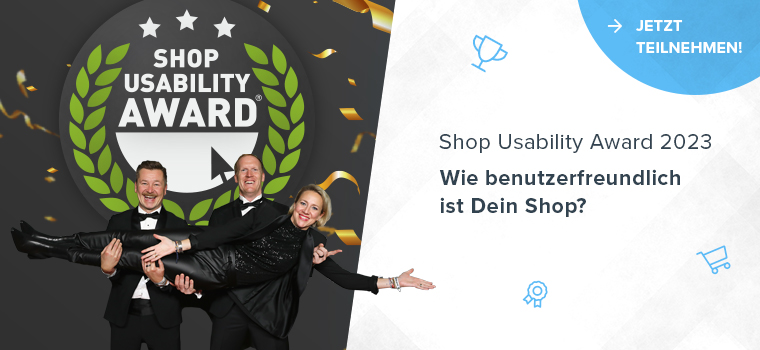 Erhöht Eure Chancen auf Erfolg: Bewerbt Euch für den Shop Usability Award 2023!