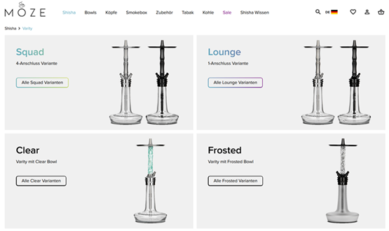 Moze Shisha Onlineshop