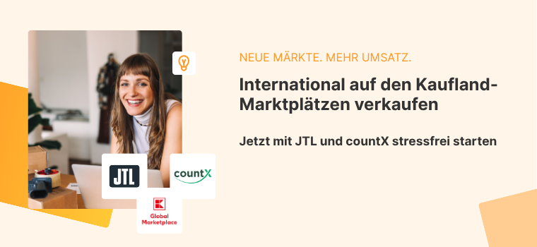 International auf den Kaufland-Marktplätzen verkaufen – mit JTL-eazyAuction und countX