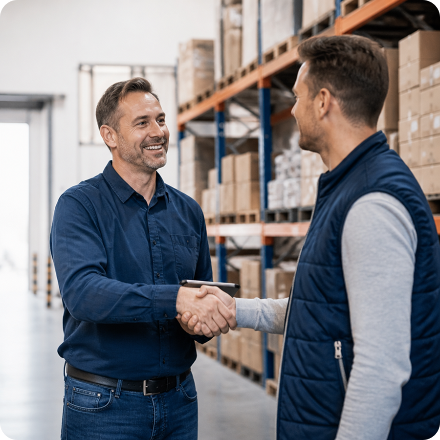 Händler und Fulfillment-Dienstleister geben sich die Hand im Lager
