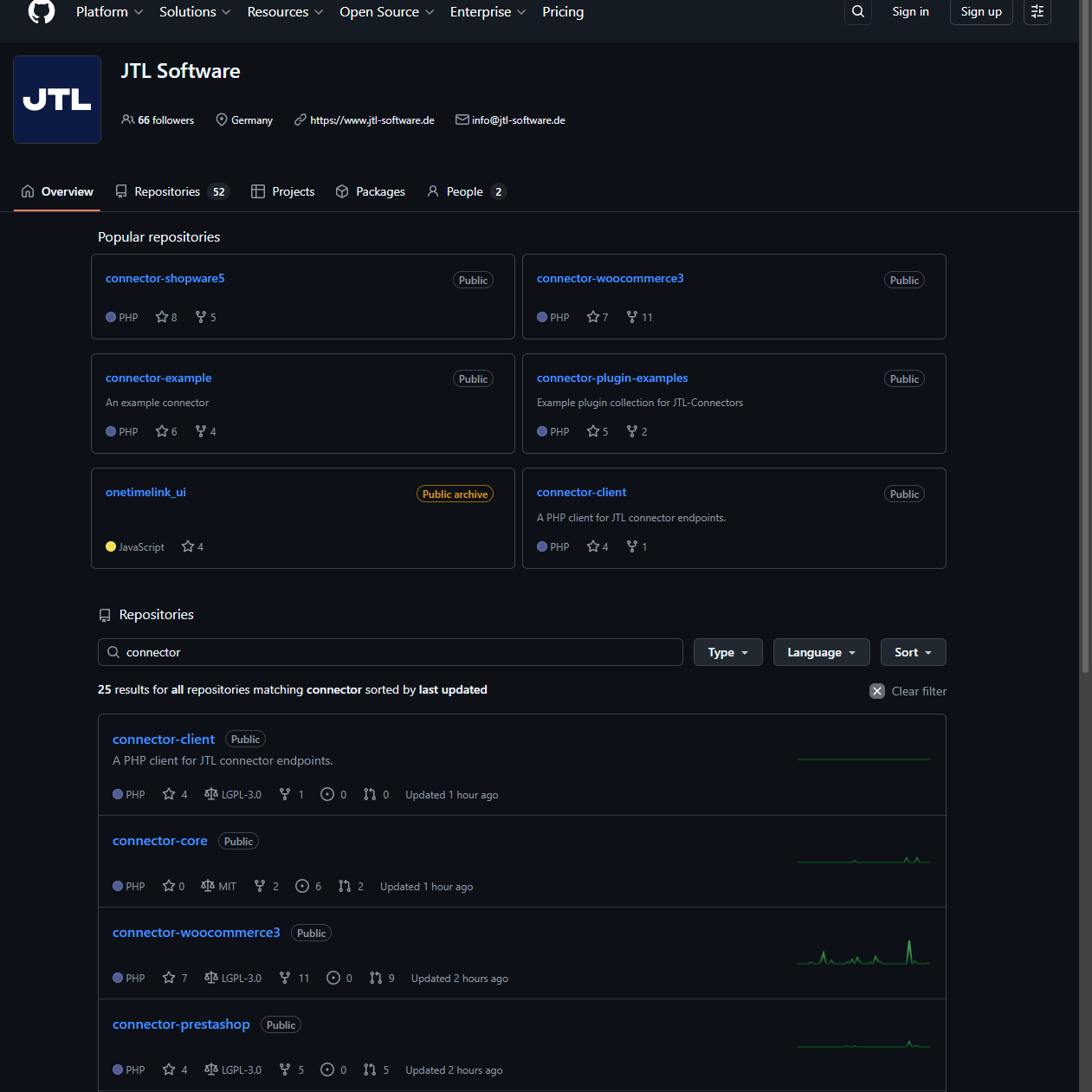JTL-Connector Git-Repository